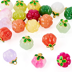 20 Stück 10 Farben Glasanhänger&nbsp;GLAA-TA0003-85
