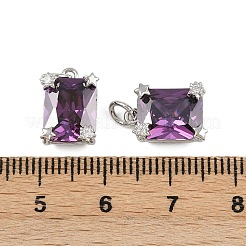 Латунь прокладывает кубические циркониевые прелести&nbsp;KK-L241-01P-01