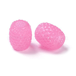 Perline europee in resina opaca color gelatina&nbsp;RESI-B025-02A-09