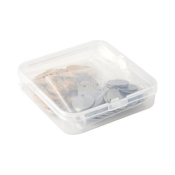 60 шт. 2-цветное ионное покрытие (IP) из нержавеющей стали 304&nbsp;STAS-FS0002-09