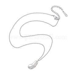 Collier pendentif en acier inoxydable 304&nbsp;LS-NJEW-K255-23P
