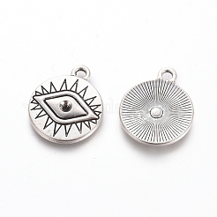 Стойки плакировка тибетского стиля сплава кулон настройки горный хрусталь&nbsp;X-TIBEP-L005-08AS