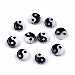 Бусины с принтом из натуральных пресноводных ракушек SHEL-N026-207A-01