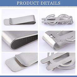 8 шт. 2 зажима из нержавеющей стали AJEW-CA0001-76