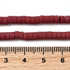 Окрашенные синтетические бирюзовые бусы нити G-Z089-A04-M