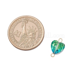 Прозрачное стекло сердце звенья соединительные подвески&nbsp;PALLOY-JF04196