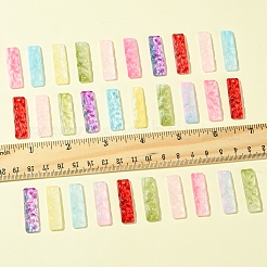 50 шт. стеклянные подвески с краской для выпечки&nbsp;GLAA-FS0001-91