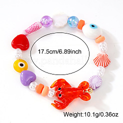Braccialetti elastici in resina&nbsp;NI2487-1