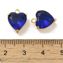 Подвески из нержавеющей стали 304 со стразами STAS-S131-05G-03