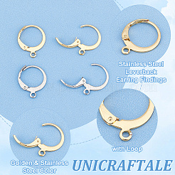 Фурнитура для сережек-гвоздиков из нержавеющей стали 304&nbsp;STAS-UN0001-44