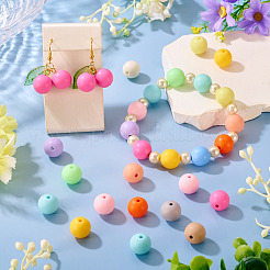 71 шт. матовые непрозрачные акриловые бусины&nbsp;OACR-TA0004-18