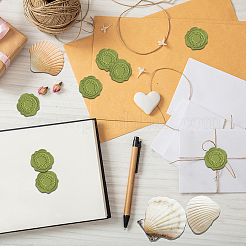 50шт. клейкие восковые наклейки DIY-SD0001-69G