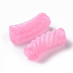 Двухцветные непрозрачные акриловые бусины&nbsp;X-OACR-A016-06