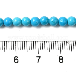 Нити окрашенных бусин из натурального магнезита G-Q181-B01-01