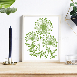 Самоклеящийся трафарет для шелкографии DIY-WH0338-247