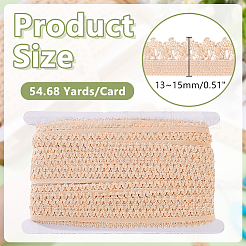 Лента из эластичного кружева длиной 50 м.&nbsp;OCOR-HY0001-54A