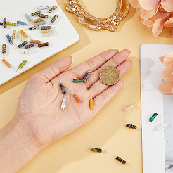 40 шт. 20 стиля подвески из натуральных и синтетических смешанных драгоценных камней с медной проволокой PALLOY-FH00019