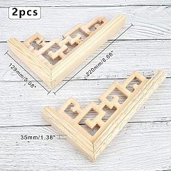 Резная накладка из натурального дерева WOOD-FH0001-38