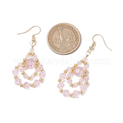 Серьги-подвески из нержавеющей стали 304&nbsp;EJEW-JE06368-04