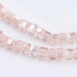 Стеклянные бусины с гальваническим покрытием &nbsp;EGLA-F121-AB-A01