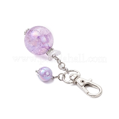 6 шт. круглые акриловые подвески-украшения&nbsp;HJEW-JM04231