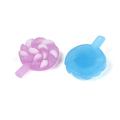 Светящиеся и матовые прозрачные кабошоны из смолы&nbsp;RESI-T026-11M