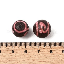 Натуральные тибетские бусины дзи TDZI-NH0001-D01-01C