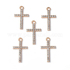 Ciondoli in lega strass di cristallo&nbsp;LS-PALLOY-F288-03KCG