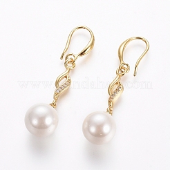 Orecchini pendenti in ottone&nbsp;EJEW-E196-04