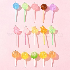 10 шт. большие подвески из светящейся полупрозрачной смолы FIND-FS0002-91B