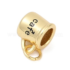 Charms smalto ottone&nbsp;KK-U062-01B-G