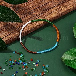 8000шт 10 стиля 12/0 матовые и непрозрачные стеклянные бусины&nbsp;SEED-YW0001-46