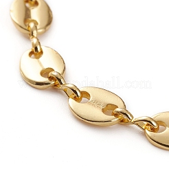 Браслеты-цепочки из латуни с кофейными зернами&nbsp;BJEW-JB05859