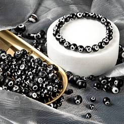 3 нить 3 стилей ручной работы сглаз лэмпворк круглые бусы LAMP-LS0001-12E