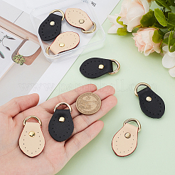 8 шт. 4-х цветные головки молний из коровьей кожи&nbsp;PURS-CL0001-01C