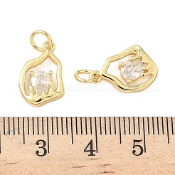 Латунные микро проложить кубического циркония подвески&nbsp;KK-Z120-12G