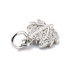 Латунные микро проложить кубического циркония подвески ZIRC-F131-01P