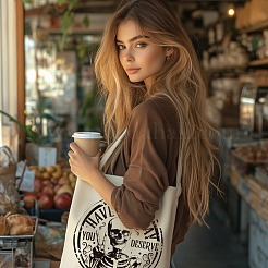 Tragetaschen aus Canvas für Damen&nbsp;ABAG-WH0056-004