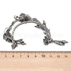 Серьги-манжеты в форме цветка из хирургической нержавеющей стали 316 EJEW-C160-05B