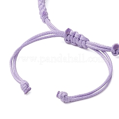 Экологичный корейский плетеный браслет из вощеного полиэфирного шнура для женщин BJEW-JB12503