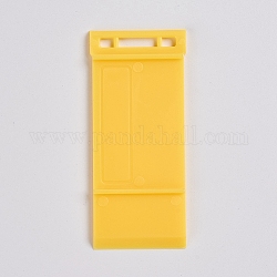 (Clearance Sale)Plastic Model Separator, for Hobby Gundam Model, Rectangle, Gold, 84x37x4.5mm, Hole: 3x5mm and 3x14.5mm