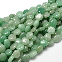 Natürlichen grünen Aventurin Nuggets Perlen Stränge, getrommelt Stein, 4~8x6~9x5~7 mm, Bohrung: 1 mm, ungefähr 15.3 Zoll ~ 15.7 Zoll