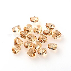 Austrian Crystal Beads, Mother's Day Jewelry Making, 001GSHA_Crystal Golden Shadow, 8x8mm, Hole: 1mm
