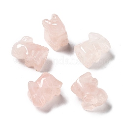 Naturale perle di quarzo rosa, coniglio, 16~16.5x13.5~14x9~10.5mm, Foro: 2 mm