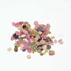 Натуральный турмалин чип бусины, упавший камень, нет отверстий / незавершенного, 3~9x1~4 мм