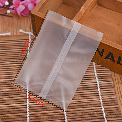 Пластиковые целлофановые мешки прямоугольные матовые, для выпечки упаковки, белые, 8.5x5.5 см, одностороннее толщина: 0.045 мм, о 96~100 шт / мешок