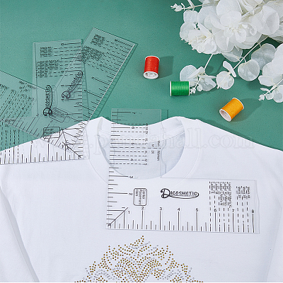 Акриловые линейки DIY-WH0622-106-1