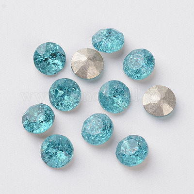 Заостренные задние кабошоны из каменного стекла RGLA-F020-6mm-1