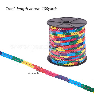 Пэт пластиковые блестки бусины PVC-PH0001-16-1