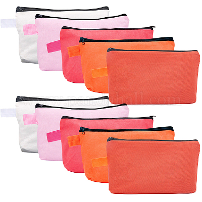 10 шт. 5-х цветный хлопок с мешочком для ручки из сплава AJEW-CN0004-20B-1